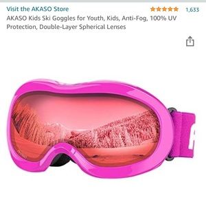 Ski goggles your youth, kids.